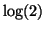 $\log(2)$
